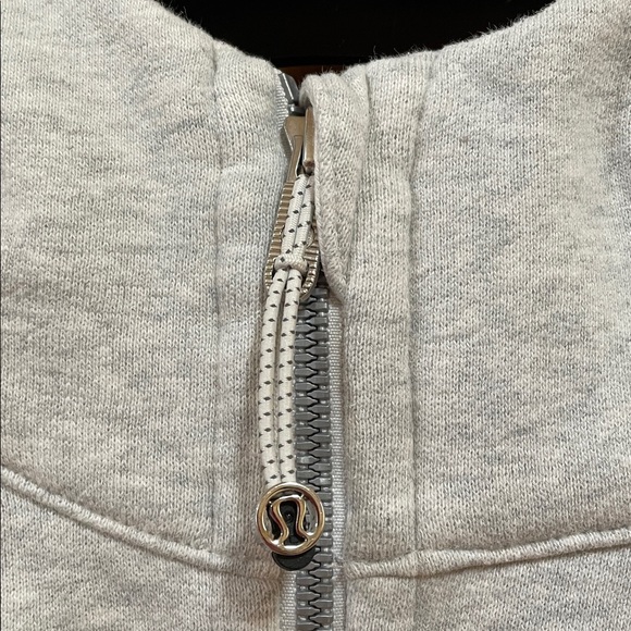 Lululemon Scuba Oversized Half-Zip Hoodie Gray - Picture 9 of 11